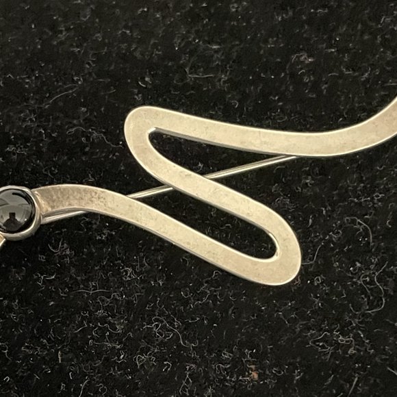 Signed Barbara Sucherman sterling silver pin - Picture 5 of 7